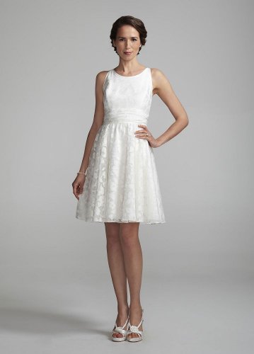 short ivory wedding dress_Wedding Dresses_dressesss